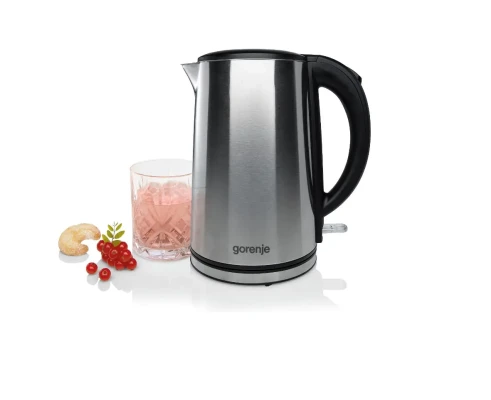 Gorenje  |  Kettle  |  K15DWS  |  Electric  |  2200 W  |  1.5 L  |  Stainless steel  |  360° rotational base  |  Stainless Steel