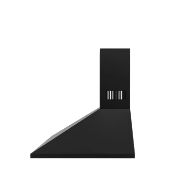 CATA  |  Hood  |  OMEGA 600 BK  |  Wall mounted  |  Energy efficiency class C  |  Width 60 cm  |  645 m³ / h  |  Mechanical  |  LED  |  Black