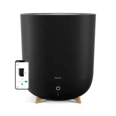 Duux  |  Smart Humidifier  |  Neo  |  Water tank capacity 5 L  |  Suitable for rooms up to 50 m²  |  Ultrasonic  |  Humidification capacity 500 ml / hr  |  Black