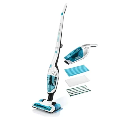 ETA  |  Vacuum Cleaner  |  ETA645390000 Moneto II Aqua Plus  |  Cordless operating  |  Handstick 3in1  |  Washing function  |  N / A W  |  21.6 V  |  Operating time (max) 50 min  |  White / Blue
