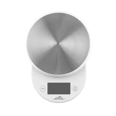 ETA  |  Kitchen scale with a bowl  |  ETA577090000 Mari  |  Graduation 1 g  |  Display type LCD  |  White