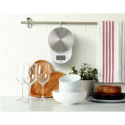 ETA  |  Kitchen scale with a bowl  |  ETA577090000 Mari  |  Graduation 1 g  |  Display type LCD  |  White