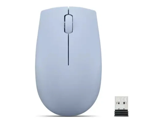 Lenovo  |  Компактная мышь с аккумулятором  |  300  |  Беспроводная  |  Ледяной синий