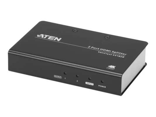Aten  |  2-Port True 4K HDMI Splitter  |  VS182B  |  Input: 1 x HDMI Type A Female; Output: 2 x HDMI Type A Female