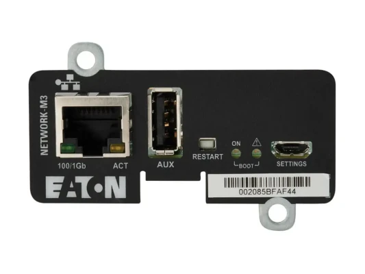Eaton  |  Cybersecure Gigabit NETWORK-M3 Card for UPS and PDU  |  Network-M3