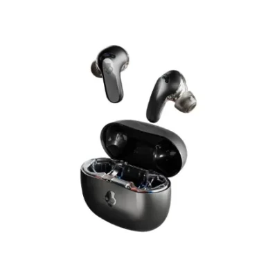 Skullcandy  |  True Wireless Earbuds  |  RAIL ANC  |  Bluetooth  |  Black