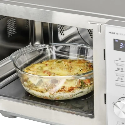 Caso  |  Microwave Oven  |  Chef HCMG 25  |  Free standing  |  900 W  |  Convection  |  Grill  |  Stainless Steel