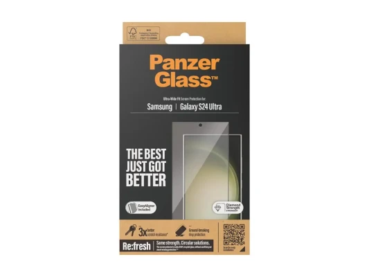 PanzerGlass Screen Protector Samsung Galaxy S 2024 Ultra  |  Ultra-Wide Fit wA  |  PanzerGlass
