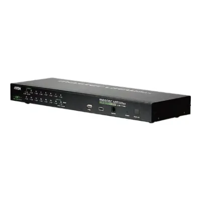 Aten  |  1-Local / Remote Shared Access 16-Port PS / 2-USB VGA KVM Over IP Switch  |  CS1716I-AT-G  |  1 x SPHD Male (Yellow), 16 x SPHD Female (Yellow), 1 x DB-25 Male, 1 x DC Jack, 1 x RJ-45 Female, 1 x RJ-11, 1 x USB Type A Female