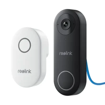 Reolink  |  Умный видеозвонок PoE 2K+ с проводом D340P с звоном
