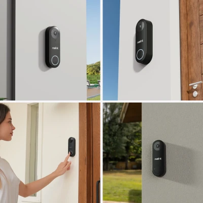 Reolink  |  D340W Smart 2K+ Wired WiFi Video Doorbell with Chime