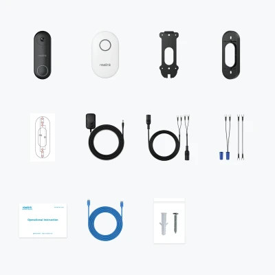 Reolink  |  D340W Smart 2K+ Wired WiFi Video Doorbell with Chime