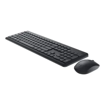 Dell Keyboard and Mouse  |  KM3322W  |  Keyboard and Mouse Set  |  Wireless  |  Batteries included  |  Ukrainian  |  Black  |  Wireless connection