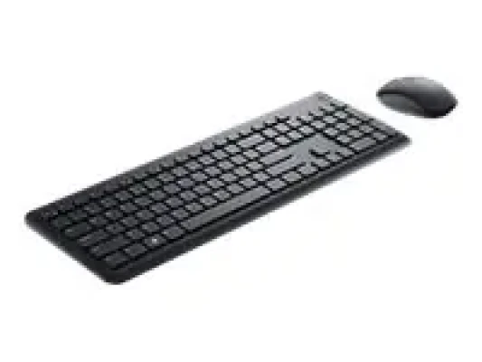 Dell Keyboard and Mouse  |  KM3322W  |  Keyboard and Mouse Set  |  Wireless  |  Batteries included  |  Ukrainian  |  Black  |  Wireless connection