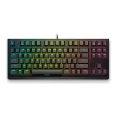 Dell Alienware Tenkeyless AW420K  |  Gaming Keyboard  |  Wired  |  EN  |  Dark Side of the Moon  |  CHERRY MX Red