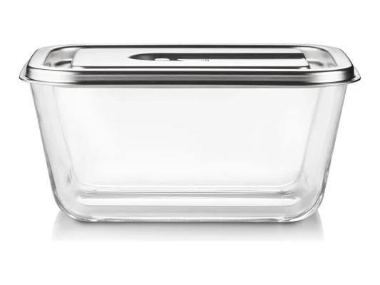 Caso Glass Vacuum Container with Plastic Lid  |  VacuBoxx Inox XL  |  Transparent