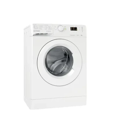 INDESIT  |  Washing Machine  |  MTWSA 61294 W EE  |  Energy efficiency class C  |  Front loading  |  Washing capacity 6 kg  |  1200 RPM  |  Depth 42.5 cm  |  Width 59.5 cm  |  Display  |  LED  |  White