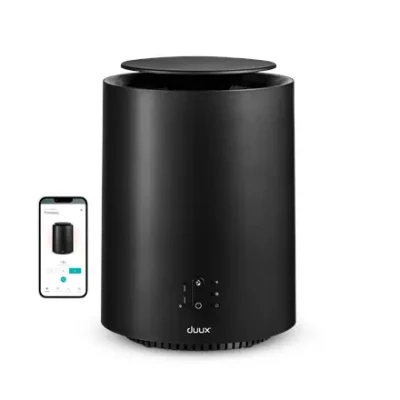 Duux Threesixty 2 Smart Fan + Heater  |  Fan and heater  |  1800 W  |  Suitable for rooms up to 30 m²  |  Matt Black