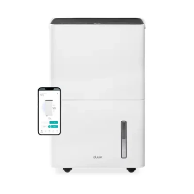 Duux Smart Dehumidifier  |  Bora  |  Suitable for rooms up to 50 m²  |  Water tank capacity 4 L  |  White