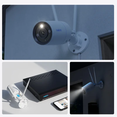 Reolink  |  4K WiFi 6 Uzraudzības kamera  |  W330  |  Lode  |  8 MP  |  4mm / F1.6  |  IP67  |  H.265  |  Micro SD, max. 512 GB