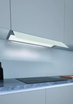 CATA  |  Hood  |  RENOVA PURE AIR MNV90 GWH  |  Canopy  |  Width 90 cm  |  Mechanical control  |  LED  |  Stainless steel