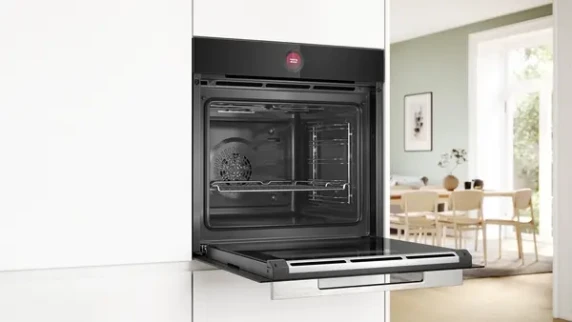 Bosch  |  Oven  |  HBG7221B1  |  71 L  |  Electric  |  Hydrolytic  |  Touch  |  Height 59.5 cm  |  Width 59.4 cm  |  Black