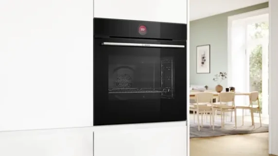 Bosch  |  Oven  |  HBG7221B1  |  71 L  |  Electric  |  Hydrolytic  |  Touch  |  Height 59.5 cm  |  Width 59.4 cm  |  Black
