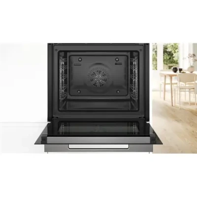 Bosch  |  Oven  |  HBG7721B1  |  71 L  |  Electric  |  Pyrolysis  |  Touch  |  Height 59.5 cm  |  Width 59.4 cm  |  Black