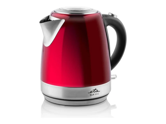 ETA  |  Mini Kettle  |  ETA859990010  |  Electric  |  2100 W  |  1.2 L  |  Stainless steel  |  360° rotational base  |  Red