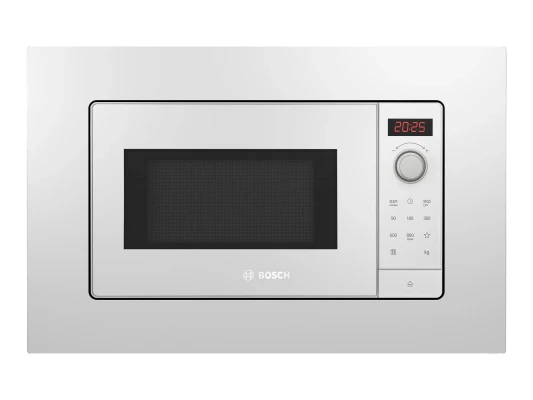Bosch Microwave Oven  |  BFL623MW3  |  Built-in  |  20 L  |  800 W  |  Convection  |  White