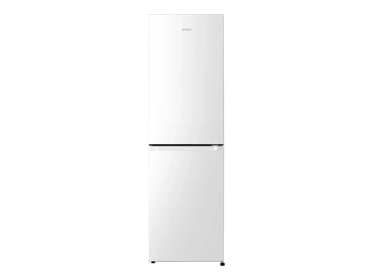 Gorenje Refrigerator  |  NRK418ECW4  |  Energy efficiency class E  |  Free standing  |  Combi  |  Height 182.4 cm  |  No Frost system  |  Fridge net capacity 171 L  |  Freezer net capacity 85 L  |  41 dB  |  White