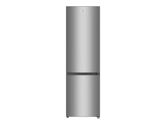 Gorenje Refrigerator  |  RK4182PS4  |  Energy efficiency class E  |  Free standing  |  Combi  |  Height 180 cm  |  Fridge net capacity 198 L  |  Freezer net capacity 71 L  |  39 dB  |  Grey