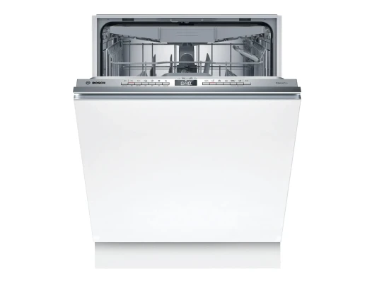 Dishwasher  |  SMV4EMX71S  |  Built-in  |  Width 60 cm  |  Number of place settings 14  |  Number of programs 6  |  Energy efficiency class B  |  Display  |  AquaStop function  |  White
