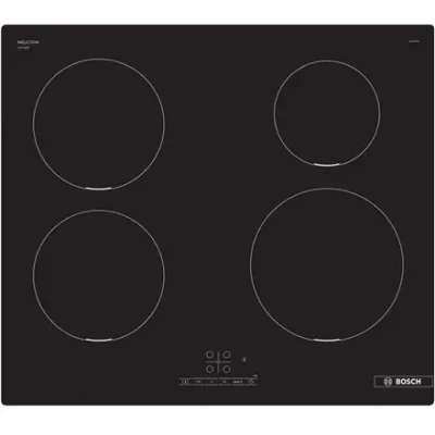 Bosch  |  Built-in Induction Hob  |  PIE611BB5E  |  4 Cooking Zones  |  Touch Controls  |  Black