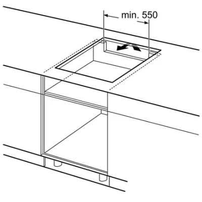 Bosch  |  Built-in Induction Hob  |  PIE611BB5E  |  4 Cooking Zones  |  Touch Controls  |  Black