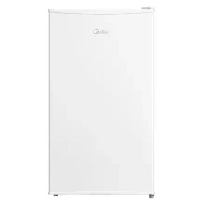 Midea Refrigerator  |  MDRD125FGE01  |  Energy efficiency class E  |  Free standing  |  Larder  |  Height 84.5 cm  |  Fridge net capacity 68 L  |  Freezer net capacity 12 L  |  41 dB  |  White