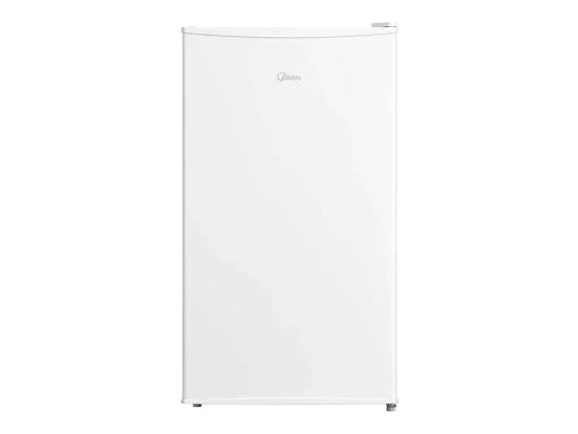 Midea Refrigerator  |  MDRD125FGE01  |  Energy efficiency class E  |  Free standing  |  Larder  |  Height 84.5 cm  |  Fridge net capacity 68 L  |  Freezer net capacity 12 L  |  41 dB  |  White