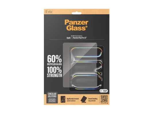 PanzerGlass Ultra-Wide Fit  |  2835  |  13 "  |  Screen protector  |  For Apple iPad Air 13'' (2024) / Apple iPad Pro 13'' (2024)  |  Transparent