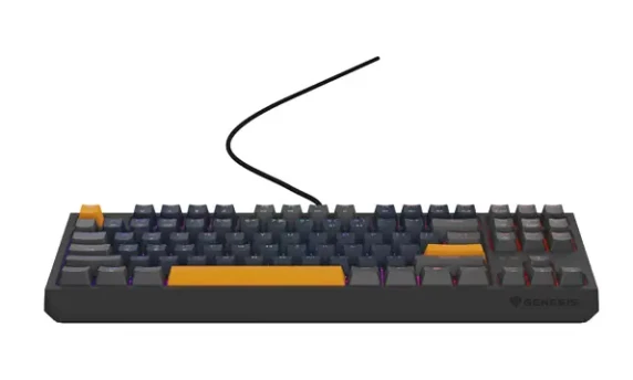 Genesis THOR 230  |  Mechanical Gaming Keyboard  |  Wired  |  US  |  Naval Blue Positive  |  USB Type-A  |  Outemu Panda