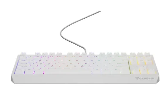Genesis THOR 230  |  Механическая игровая клавиатура  |  Проводная  |  США  |  Белый  |  USB Type-A  |  Outemu Brown