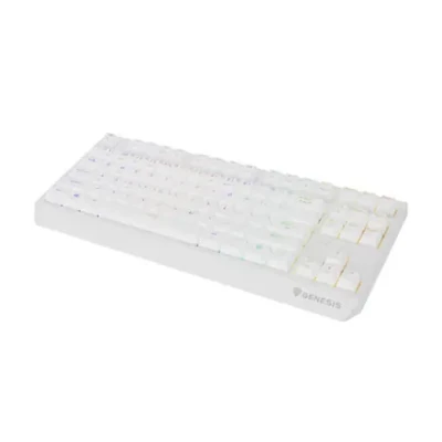 Genesis THOR 230  |  Mechanical Gaming Keyboard  |  Wireless  |  US  |  White  |  2.4 GHz, Bluetooth, USB  |  Outemu Red