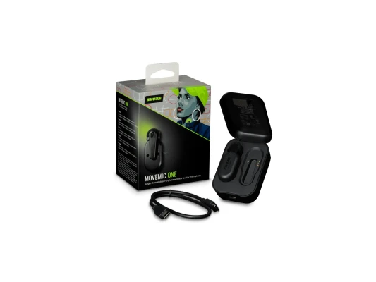 Shure Microphone only, charge case not included  |  AMV-LAV-Z6  |  Black