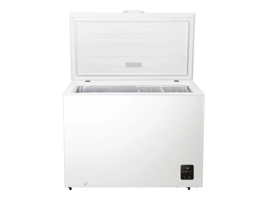 Морозильник Gorenje  |  FH30EAW  |  Класс энергоэффективности E  |  Коробчатый  |  Отдельностоящий  |  Высота 84.7 см  |  Общий полезный объем 297 л  |  Дисплей  |  Белый