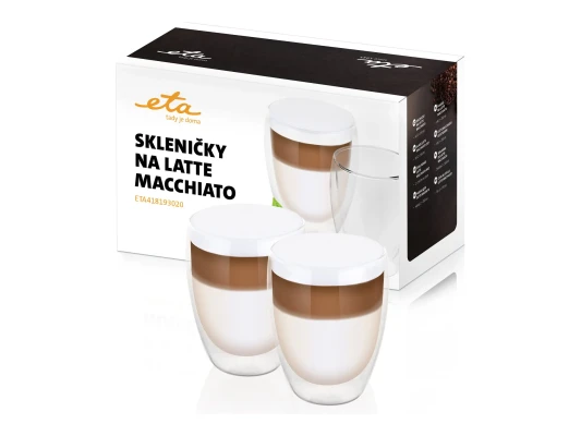 ETA  |  Latte Macchiato Glasses  |  ETA418193020  |  For coffee  |  2 pc(s)  |  Dishwasher proof