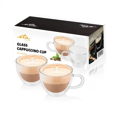 ETA  |  Cappuccino glasses  |  ETA518092010  |  For coffee  |  2 pc(s)  |  Dishwasher proof