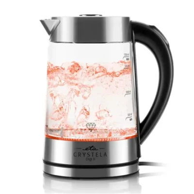 ETA Kettle  |  ETA515490000 CRYSTELA DIGI II  |  Electric  |  2200 W  |  1.7 L  |  Glass  |  360° rotational base  |  Glass