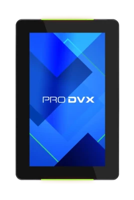 ProDVX APPC-7XPLN  |  7 "  |  240 cd / m²  |  Landscape / Portrait  |  24 / 7  |  Android  |  LPDDR4  |  Wi-Fi  |  140 °  |  130 °
