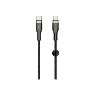 Fixed  |  Braided Cable USB-C / USB-C, 2m, 100W  |  FIXDB-CC2-BK