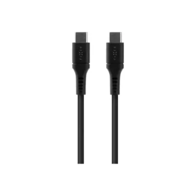 Fixed  |  Liquid Silicone Cable USB-C / USB-C, 2m, 60W  |  FIXDLS-CC2-BK
