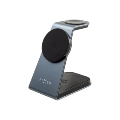 Fixed  |  MagPowerstation ALU stand with wireless charging 3 in 1  |  FIXMPOS-AL-GR